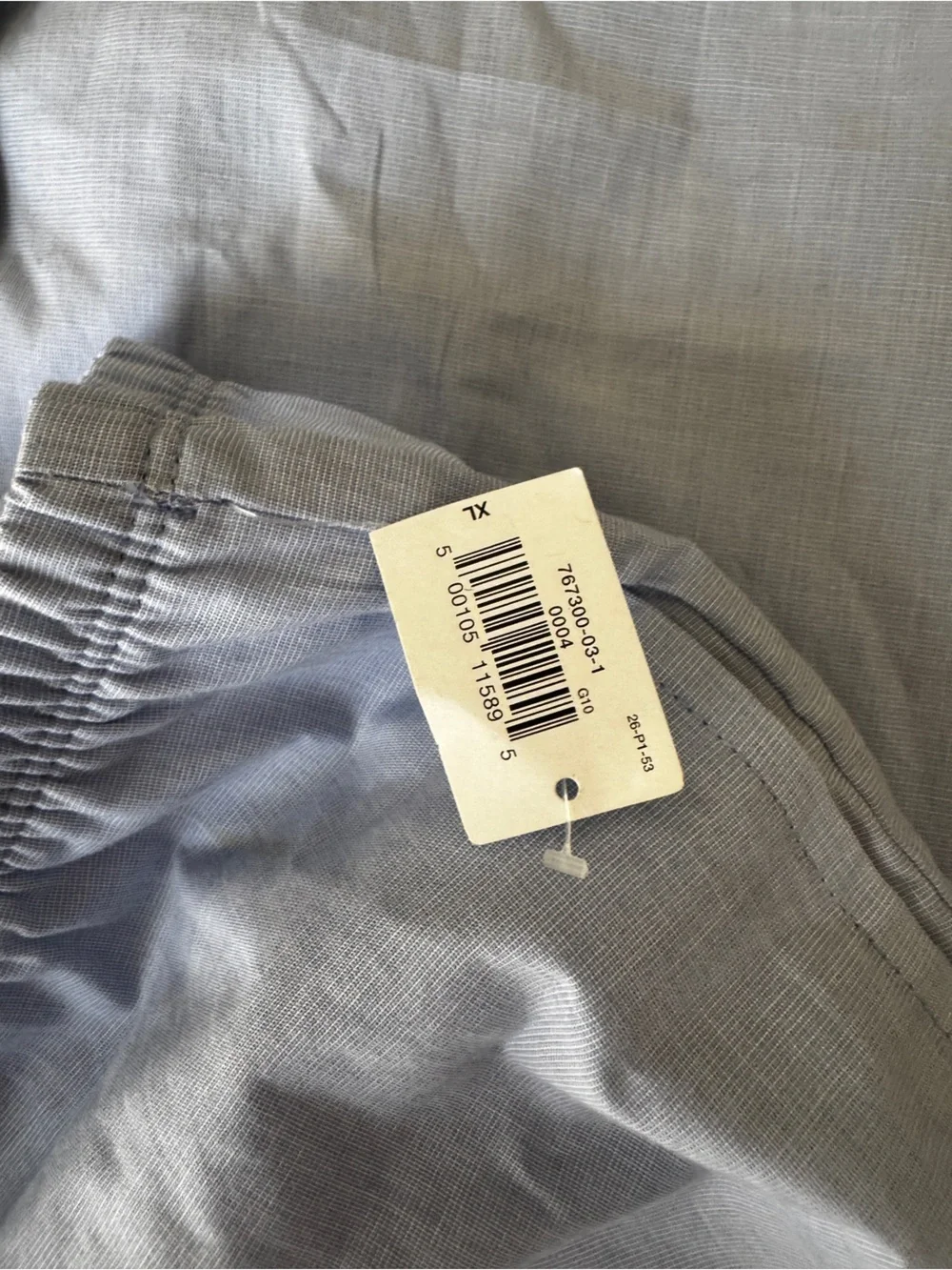 GAP oversized blue 100% cotton pajama set